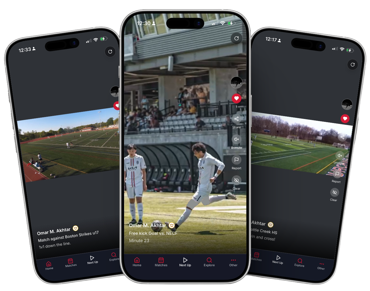 Footy Status Next Up highlight feed preview